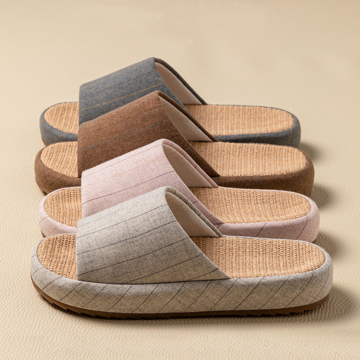 Men Shoes Size - Summer Women Home Slippers Linen Summer