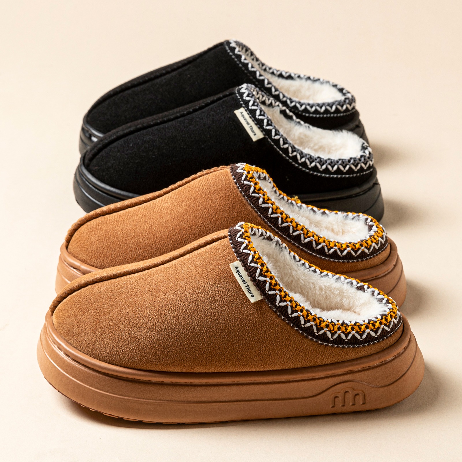 Men Shoes For Winter - Winter Anti-slip Women's Soft Slipper Boots