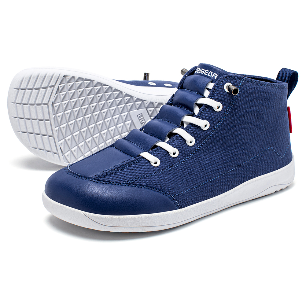 Minimalist Barefoot Shoe - HOBIBEAR Mid-Top Canvas Boots Unisex Barefoot