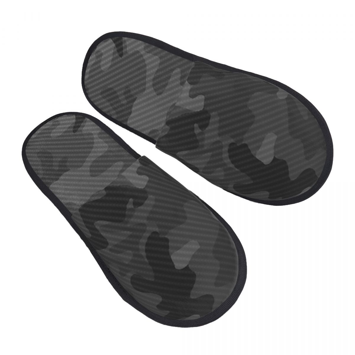 Men Shoes For Winter - Carbon Camouflage Design Comfort Scuff Memory