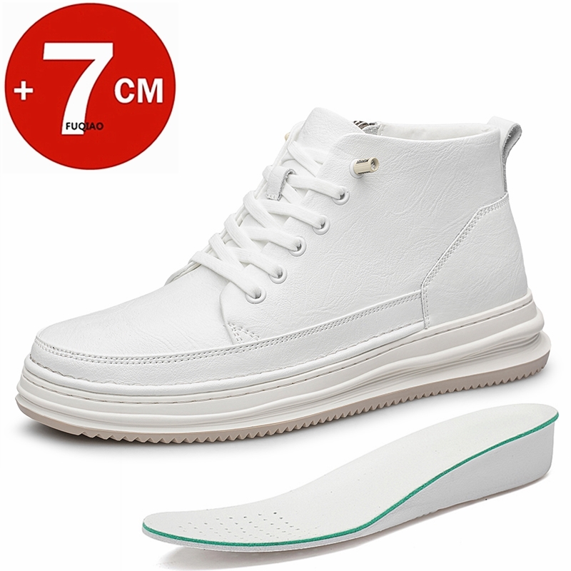 Men'S Shoes Height Increase - High-top Men Inner Heightening Shoes Cow