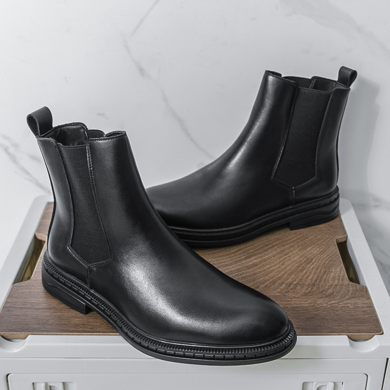 Chelsea Boots Suede - British Style Chelsea Men's Boots Leather