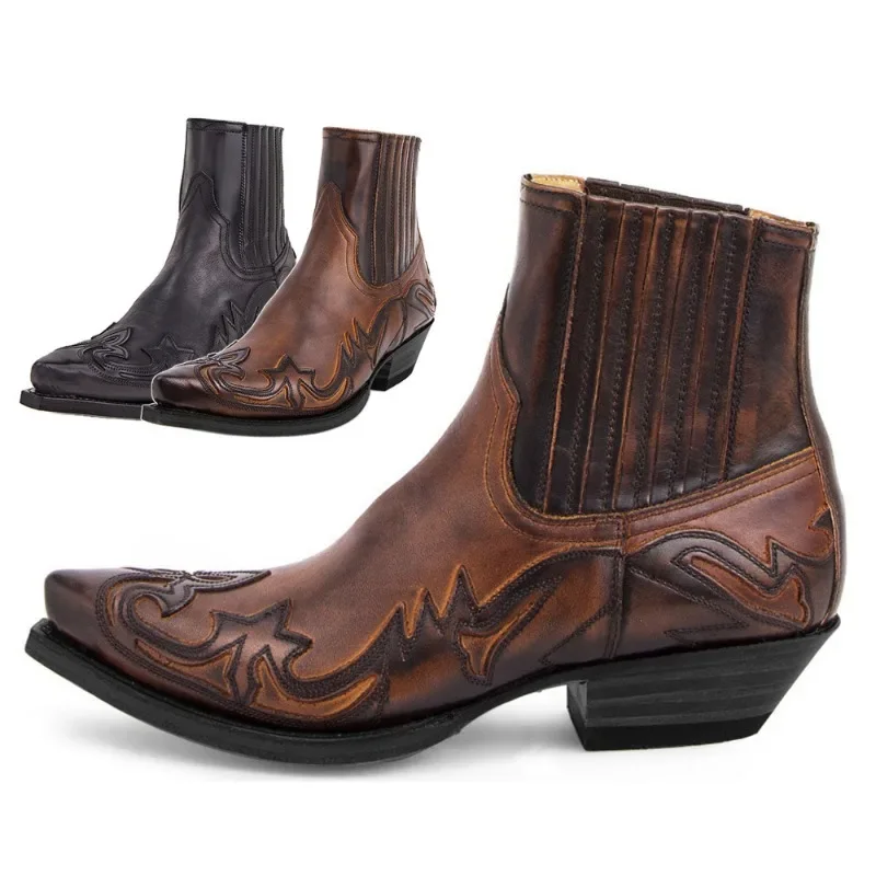 New Men's Boot Handmade Wedge  - đánh giá và giá Chelsea Boots Suede