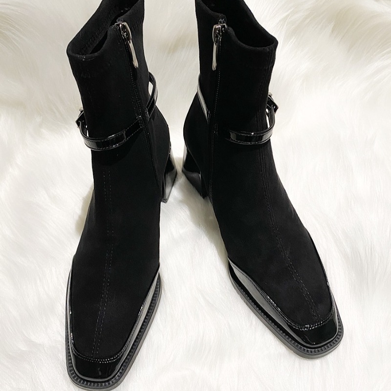 Autumn New Suede Short Boots 2 - đánh giá và giá Chelsea Boots Suede