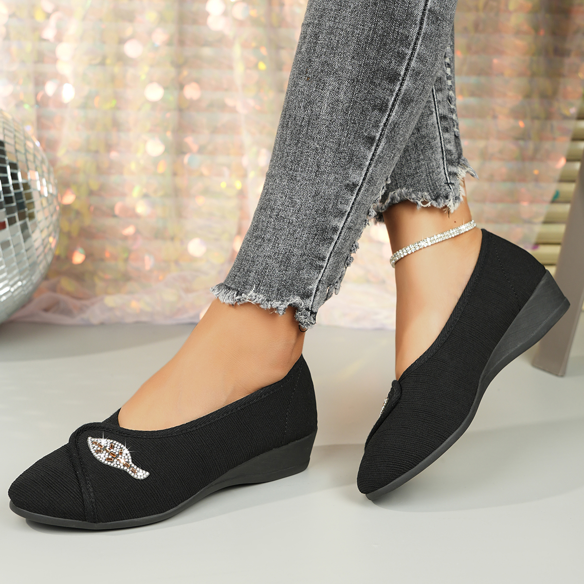 Women's Elegant Rhinestone Fla - đánh giá và giá Shoes Heels Men
