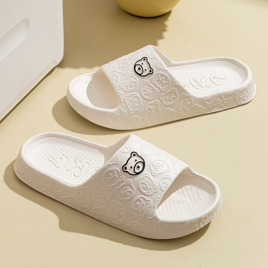 Printting Cute Bear Women Slip - đánh giá và giá Men Shoes Size
