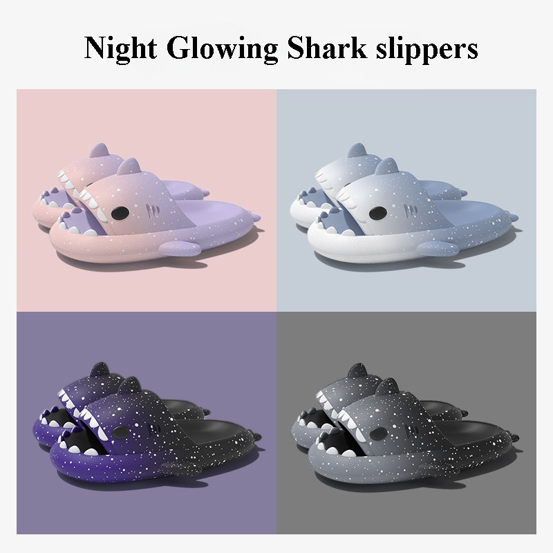 Cute Cartoon Shark Slippers Fo - đánh giá và giá Men Shoes Size