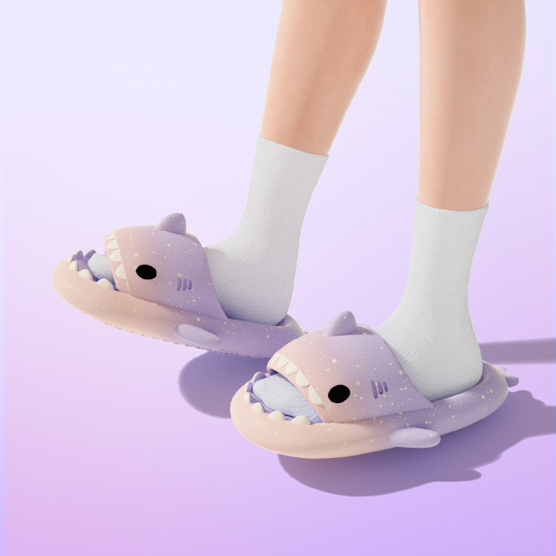 Cute Cartoon Shark Slippers Fo - đánh giá và giá Men Shoes Size