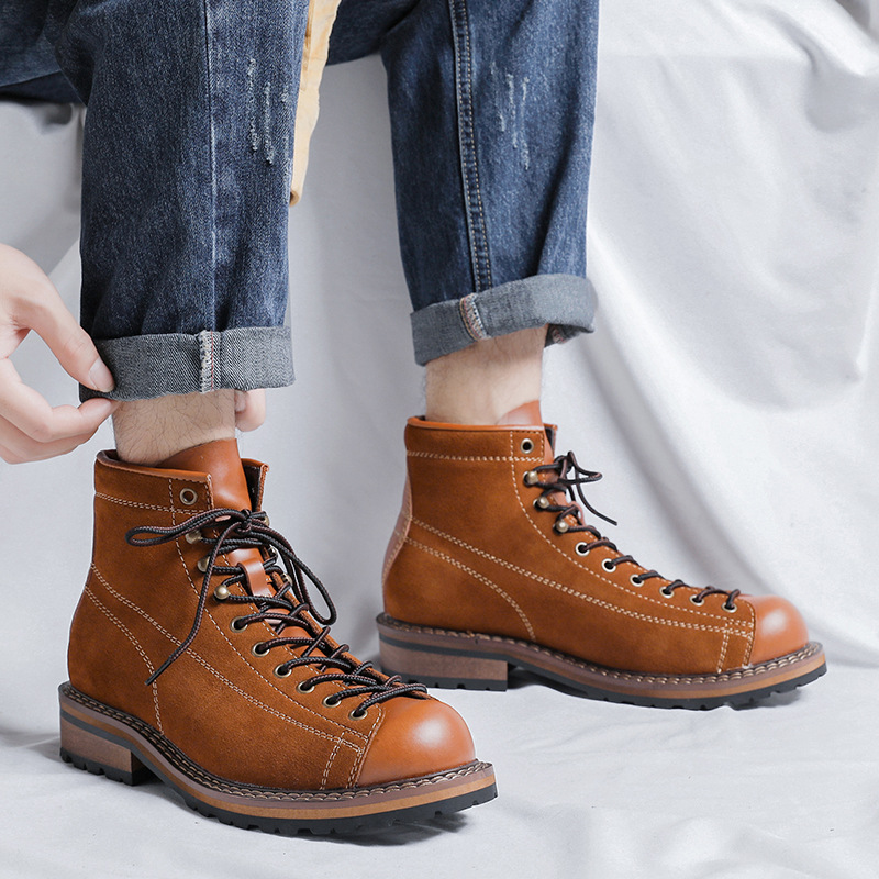 Hiking Shoes Men's Walking Boo - đánh giá và giá Chelsea Boots Suede