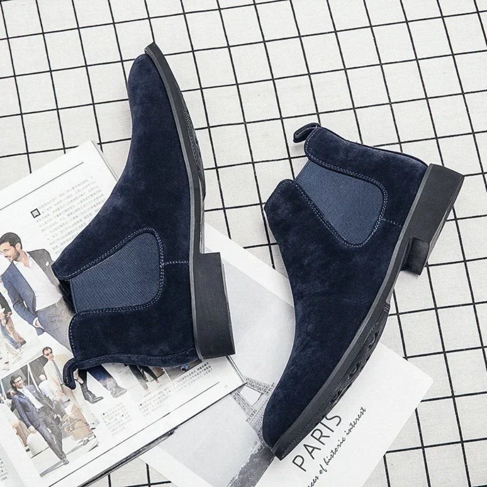 Chelsea Boots Men Blue Faux Su - đánh giá và giá Chelsea Boots Suede