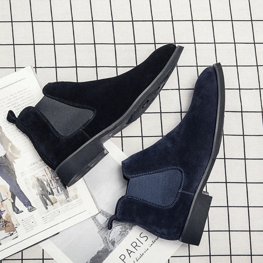 Chelsea Boots Men Blue Faux Su - đánh giá và giá Chelsea Boots Suede