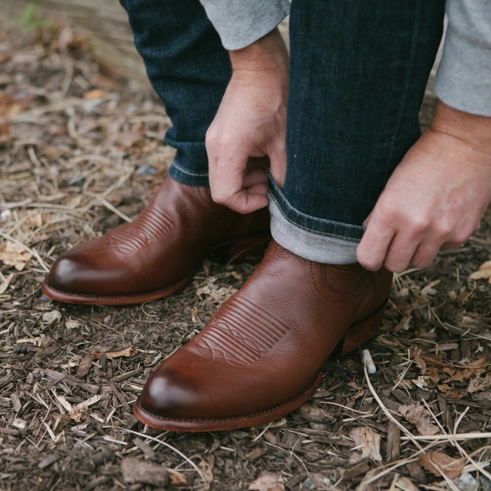 Men's Black Leather Buckle Mot - đánh giá và giá Chelsea Boots Suede
