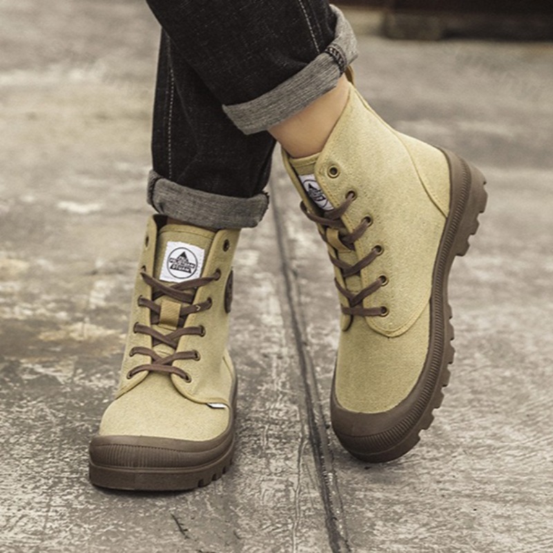 Men Canvas Shoes Fashion High  - đánh giá và giá Men'S Shoes Low Top