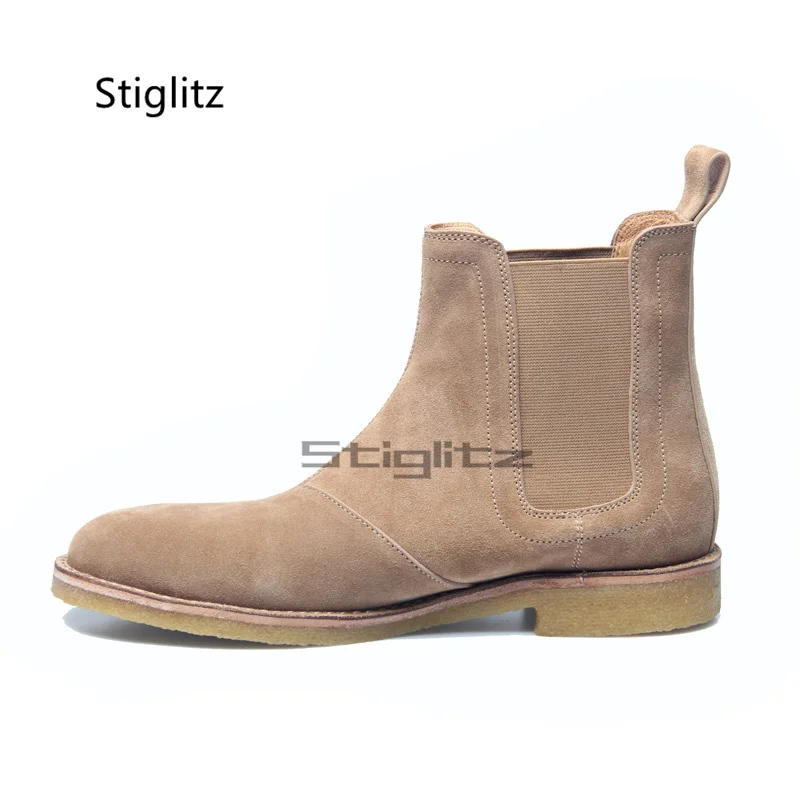Men's Suede Leather Chelsea Bo - đánh giá và giá Chelsea Boots Suede