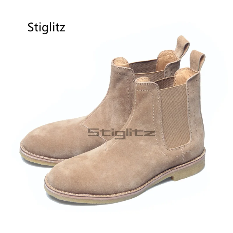 Men's Suede Leather Chelsea Bo - đánh giá và giá Chelsea Boots Suede