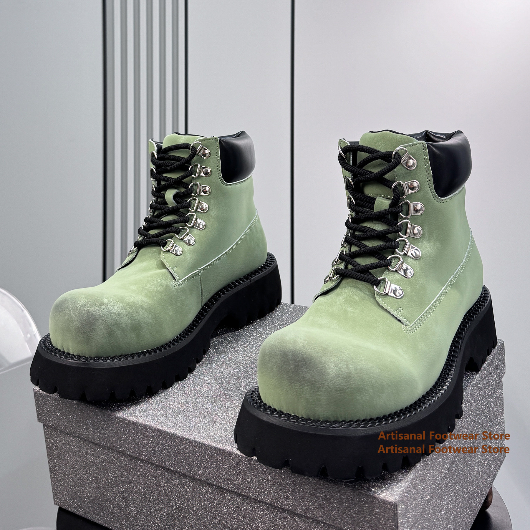 Thick-Soled High Top Men's Boo - đánh giá và giá Men'S Shoes Height Increase