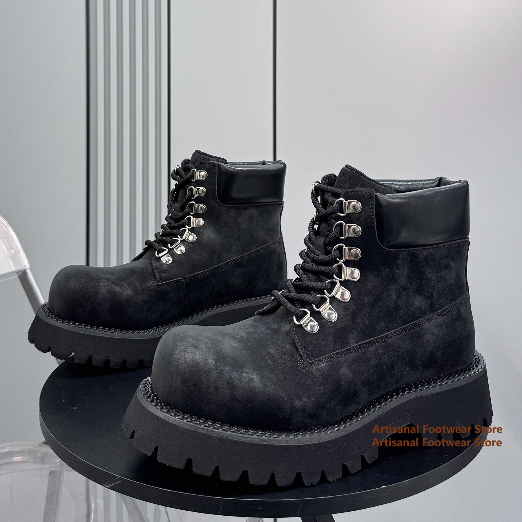 Thick-Soled High Top Men's Boo - đánh giá và giá Men'S Shoes Height Increase