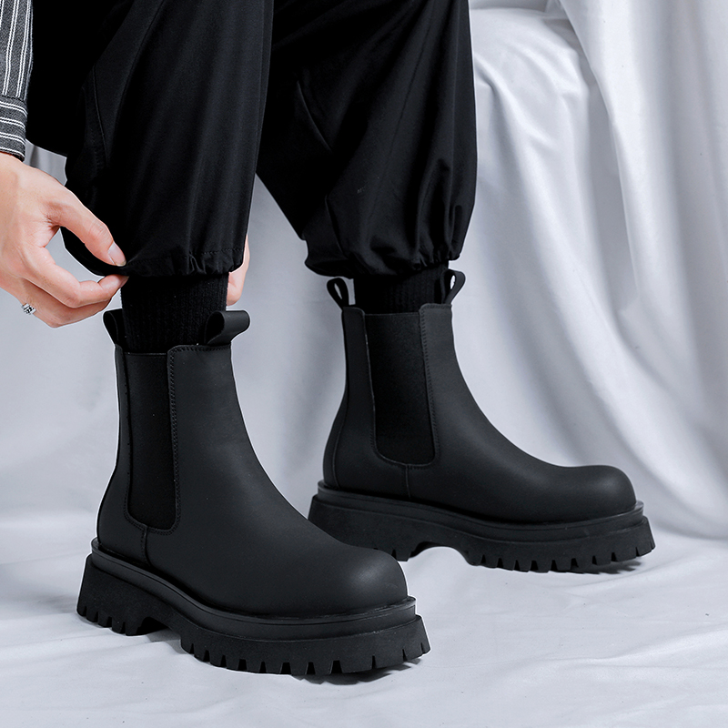 2026 Platform Black High Top B - đánh giá và giá Chelsea Boots Suede